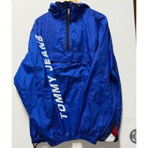 Tommy Hilfiger Windbreaker Jacket Large Vintage 90s Y2k Retro Streetwear Logo
